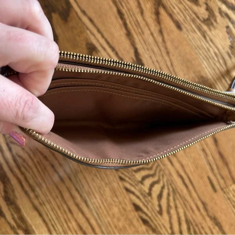 Coach double zip pouch wallet wristlet - Picture 7 of 16